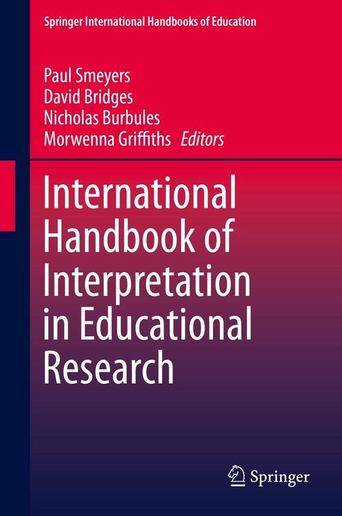 Produktbild: International Handbook of Interpretation in Educational Research