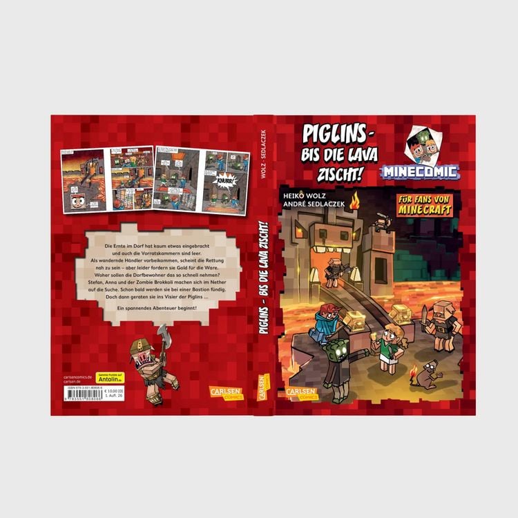 Produktbild: Piglins &ndash; bis die Lava zischt! - F&uuml;r Fans von Minecraft