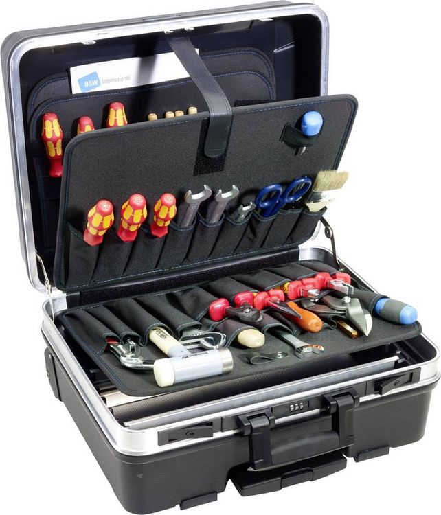 Produktbild: TOOLCRAFT Go pockets TO-5702007 Universal Werkzeug-Pilotenkoffer unbest&uuml;ckt 1 St&uuml;ck (B x H x T) 445 x 515 x 260 mm