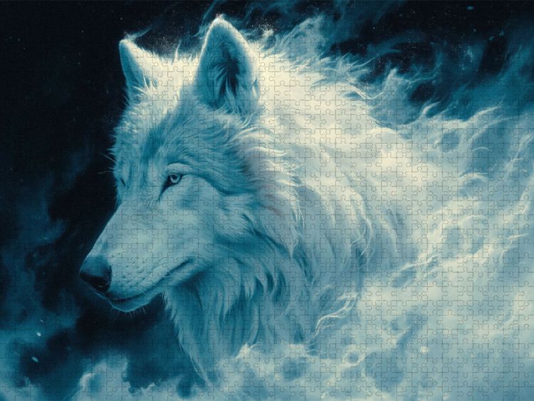 CALVENDO Puzzle „Mit Volldampf Durch Den Winter“ – 1000 Teile – Lege-Größe 64 X 48 Cm – Premium-Qualität
