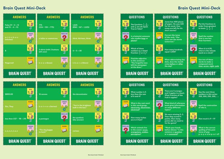 Produktbild: Brain Quest Workbook: 3rd Grade Revised Edition