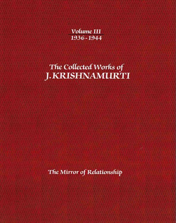 Produktbild: The Collected Works of J. Krishnamurti, Volume III