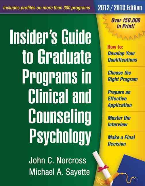 Produktbild: Insider's Guide to Graduate Programs in Clinical and Counseling Psychology