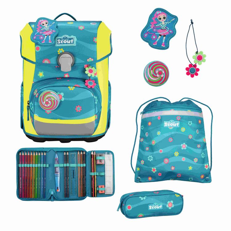 Produktbild: Scout Schulranzen Set Neo, Schulranzen Set, 4tlg, Little Flowers