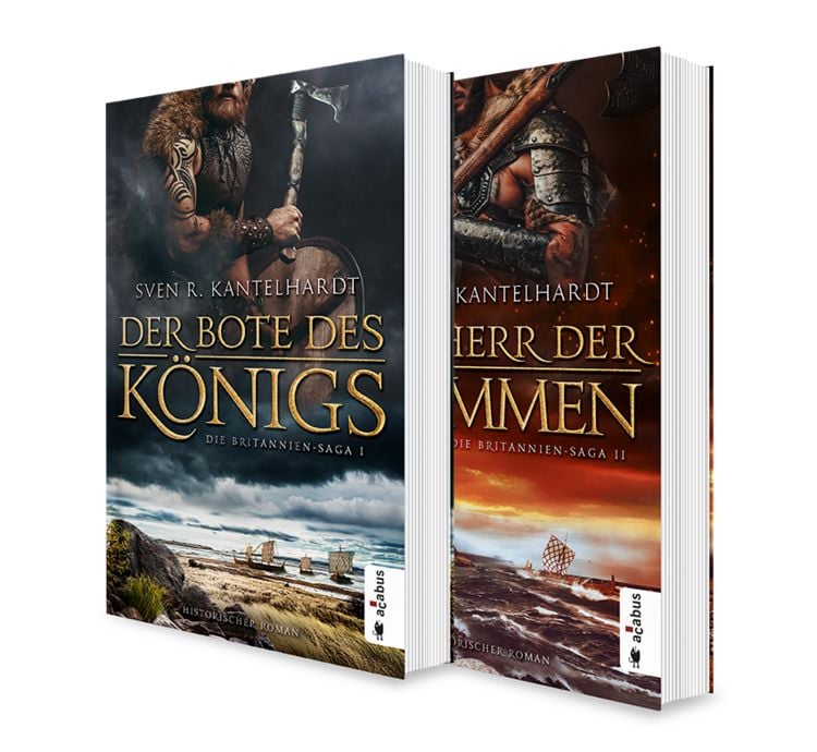 Produktbild: Die Britannien-Saga. Band 1 und 2: &bdquo;Der Bote des K&ouml;nigs&ldquo; und &bdquo;Der Herr der Flammen&ldquo;