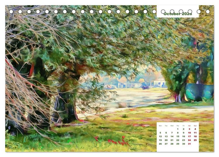 Produktbild: Umbrian Countryside (Desk Calendar 2026 DIN A5 landscape), CALVENDO 12 Month DeskCalendar