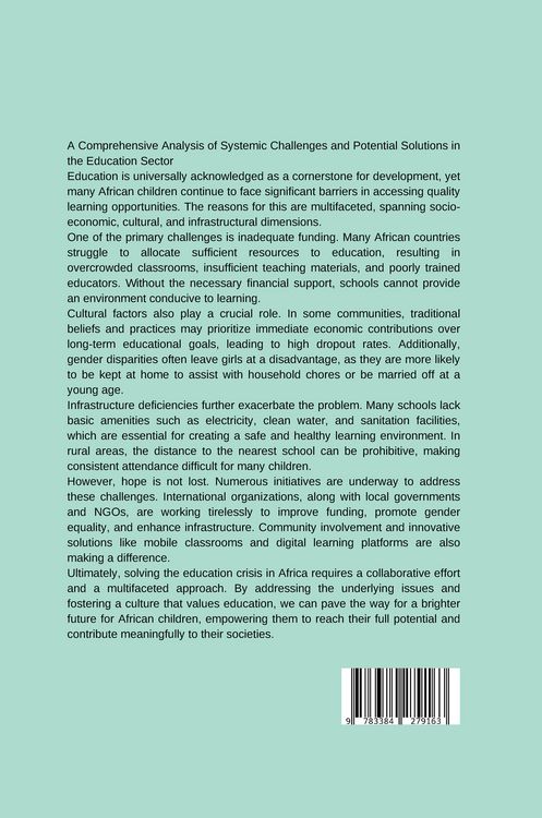 Produktbild: Broken Foundations: Why African Children Aren't Learning