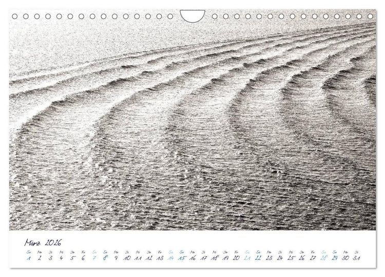 Produktbild: Meeresbilder - Nordsee-Impressionen (Wandkalender 2026 DIN A4 quer), CALVENDO Monatskalender