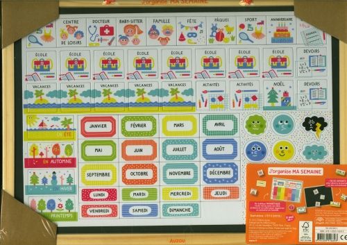 Produktbild: J'organise ma semaine : mon tableau