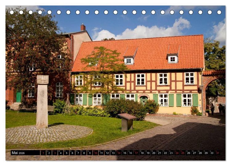 Produktbild: Hansestadt Stralsund (Tischkalender 2026 DIN A5 quer), CALVENDO Monatskalender
