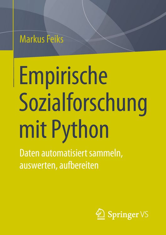 Produktbild: Empirische Sozialforschung mit Python