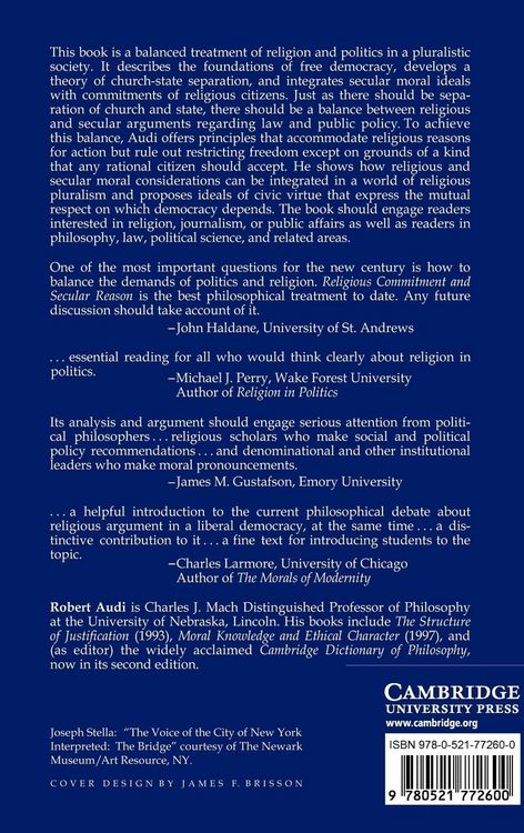 Produktbild: Religious Commitment and Secular Reason