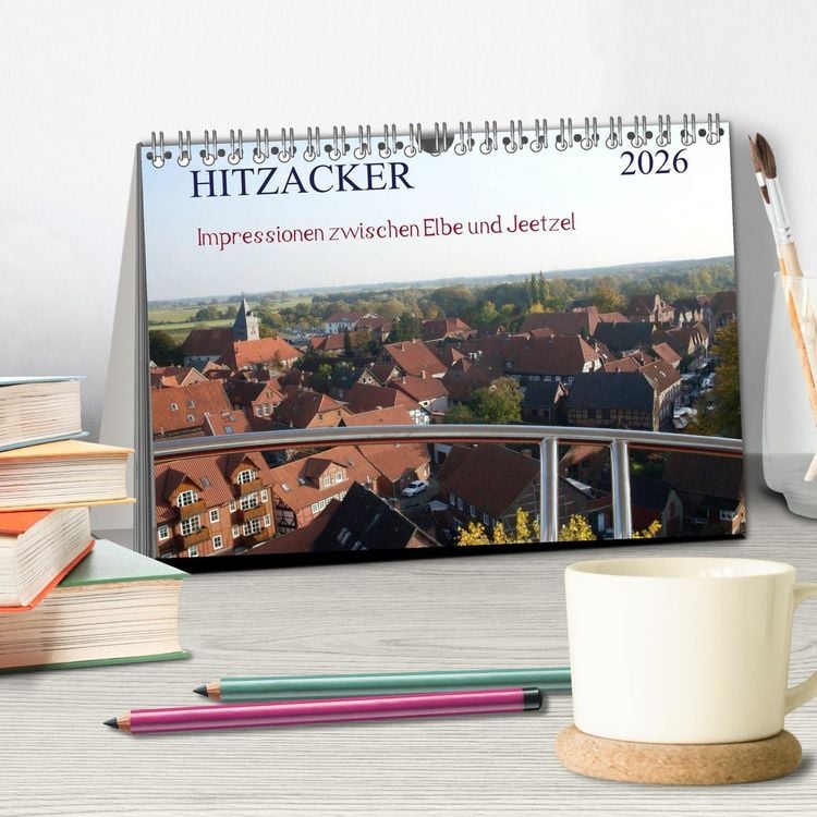 Produktbild: Hitzacker - Impressionen zwischen Elbe und Jeetzel (Tischkalender 2026 DIN A5 quer), CALVENDO Monatskalender