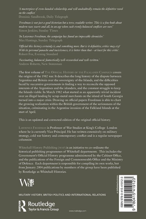 Produktbild: The Official History of the Falklands Campaign, Volume 1