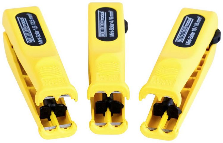 Produktbild: WEICON Mini-Solar 4/6mm&sup2; 10065752 Elektriker Entmantelungszange 4 bis 6mm&sup2; 10 bis 12 awg