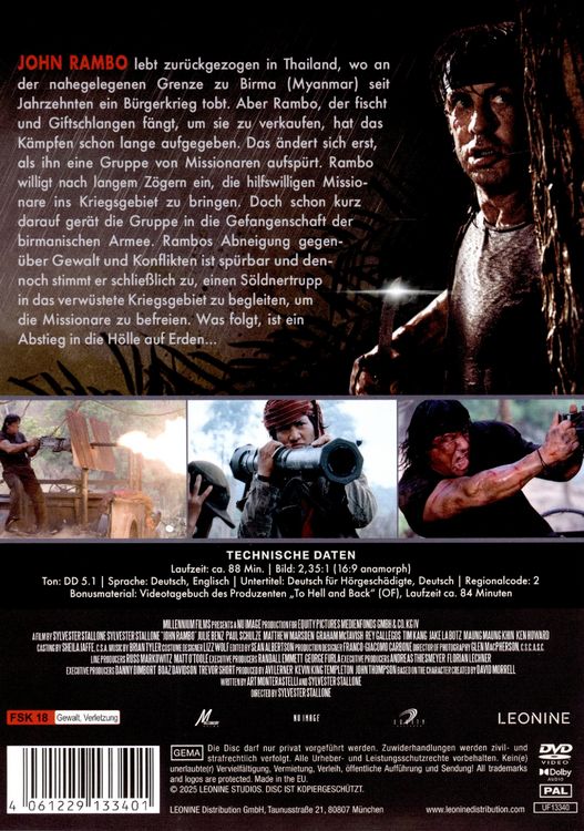 Produktbild: John Rambo - Uncut