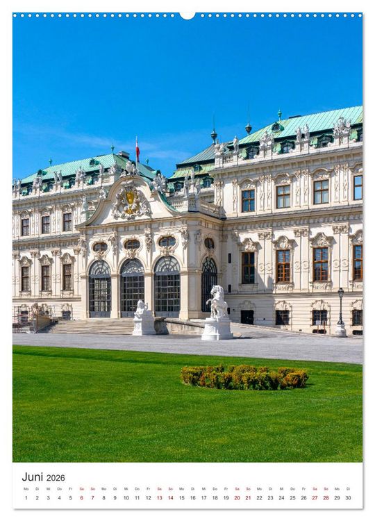 Produktbild: Ach du sch&ouml;nes Wien (hochwertiger Premium Wandkalender 2026 DIN A2 hoch), Kunstdruck in Hochglanz