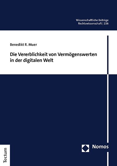 Produktbild: Die Vererblichkeit von Verm&ouml;genswerten in der digitalen Welt
