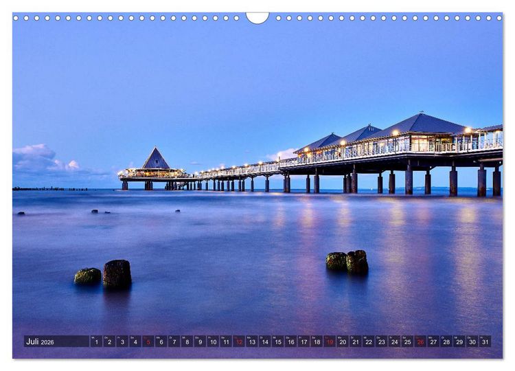 Produktbild: Sch&ouml;ne Ostsee - Impressionen &uuml;bers Jahr (Wandkalender 2026 DIN A3 quer), CALVENDO Monatskalender