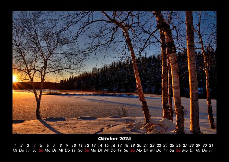 Produktbild: Winterzauber 2025 Fotokalender DIN A3