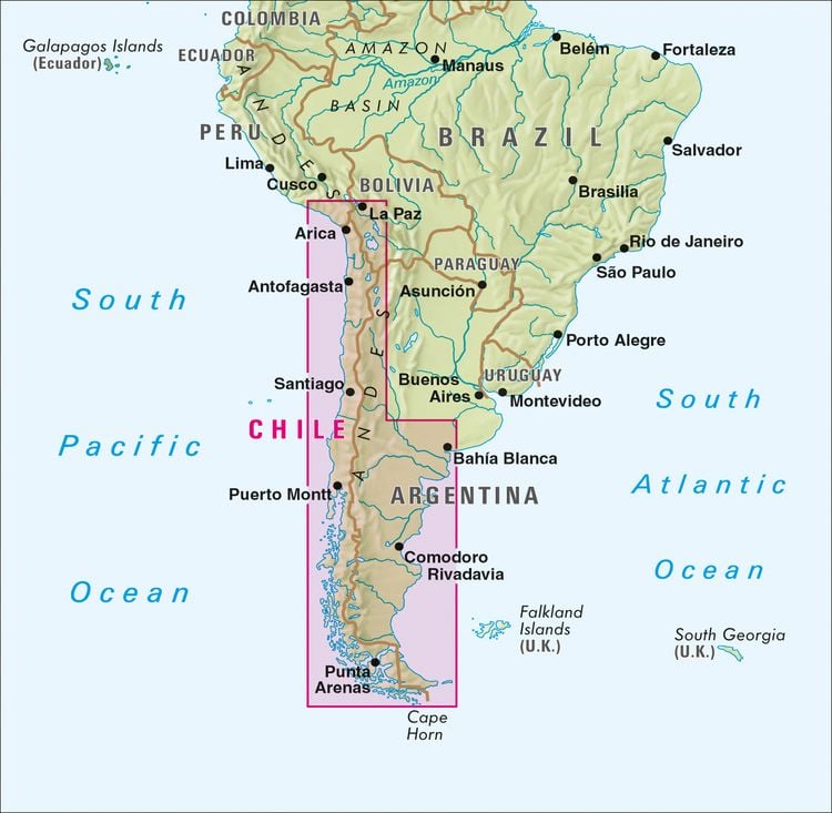Produktbild: Nelles Map Chile - Patagonia