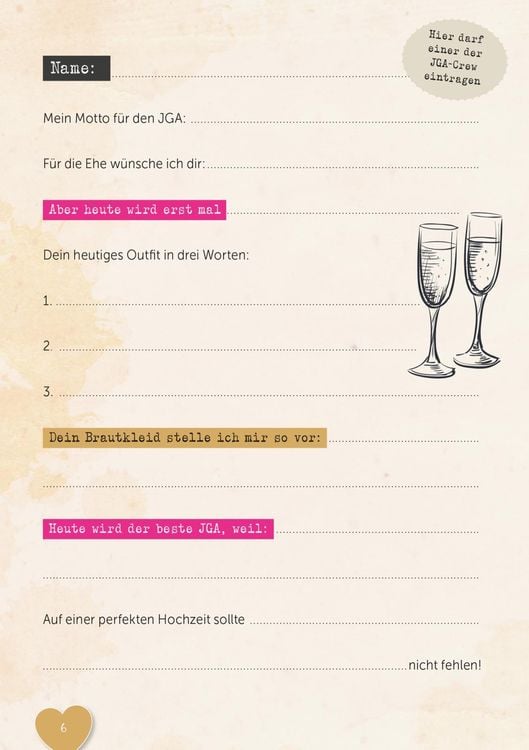 Produktbild: Sweet Memories: Junggesellinnenabschied