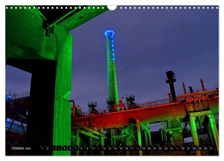 Produktbild: Industrie-Kultur 2026 (Wandkalender 2026 DIN A3 quer), CALVENDO Monatskalender