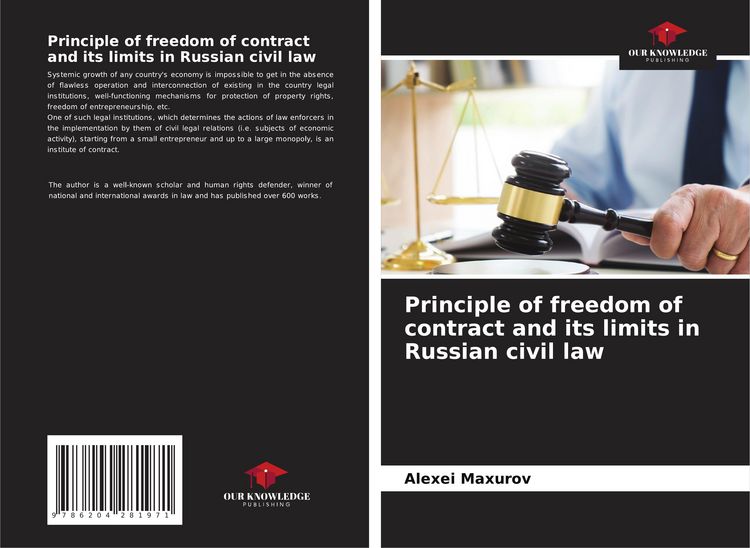 Produktbild: Principle of freedom of contract and its limits in Russian civil law