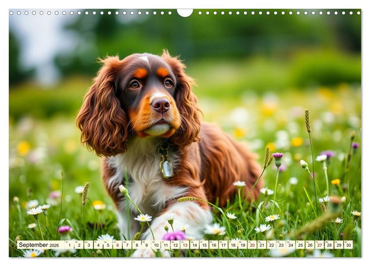Produktbild: American Cocker Spaniel (Wandkalender 2026 DIN A3 quer), CALVENDO Monatskalender