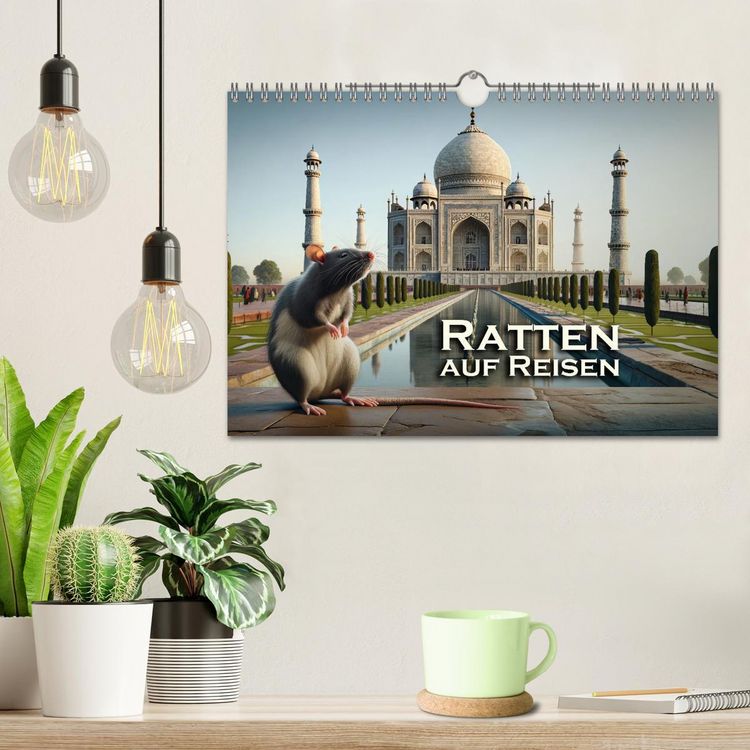 Produktbild: Ratten auf Reisen (Wandkalender 2026 DIN A4 quer), CALVENDO Monatskalender