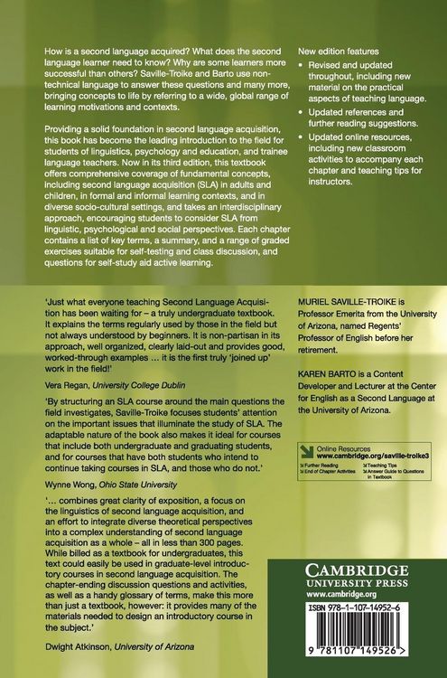 Produktbild: Introducing Second Language Acquisition