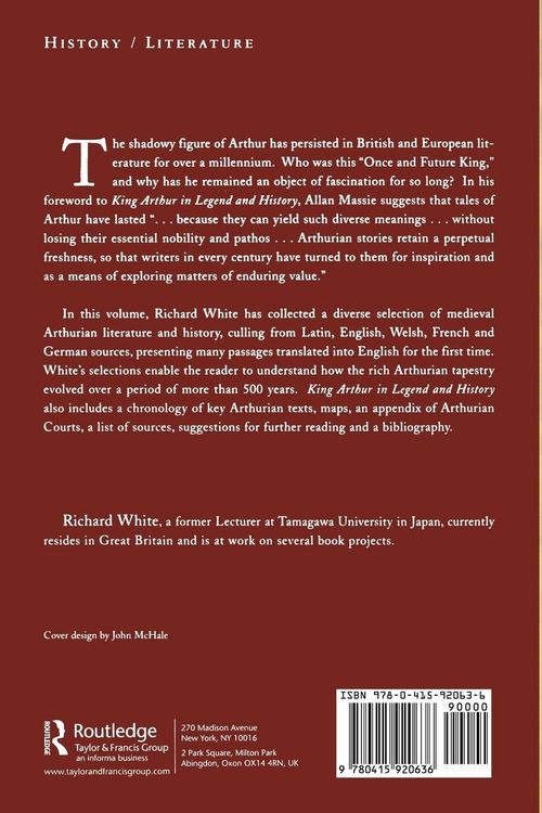 Produktbild: King Arthur In Legend and History