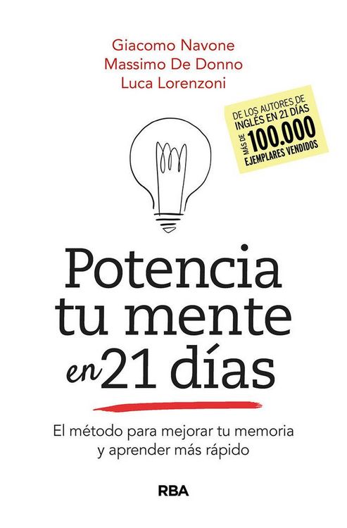 Produktbild: Potencia tu mente en 21d&iacute;as. El m&eacute;todo para mejorar tu memoria y aprender m&aacute;s r&aacute;pido.