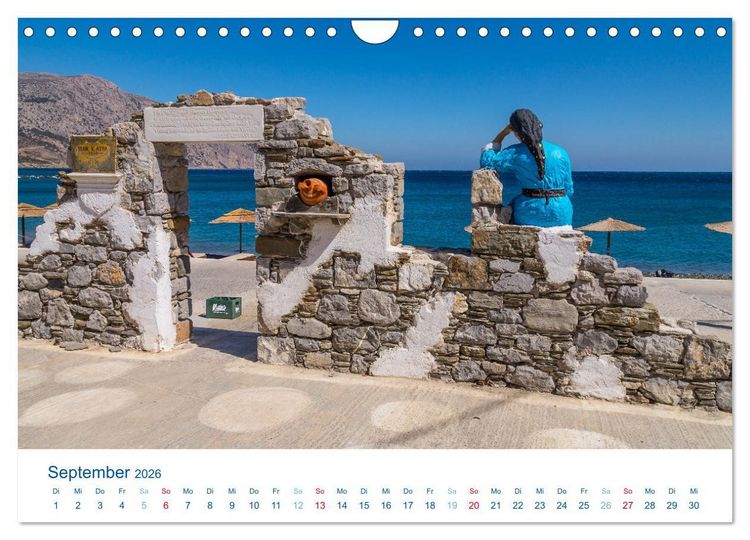Produktbild: Karpathos - Malerische Insel in der &Auml;g&auml;is (Wandkalender 2026 DIN A4 quer), CALVENDO Monatskalender