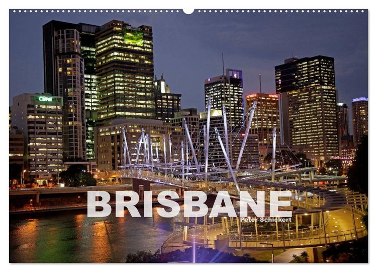 Produktbild: Brisbane (Wandkalender 2026 DIN A2 quer), CALVENDO Monatskalender