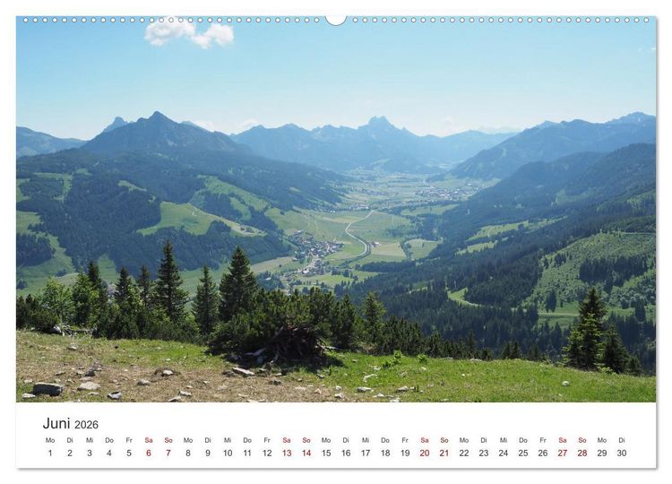 Produktbild: Bergerlebnisse im Tannheimer Tal (hochwertiger Premium Wandkalender 2026 DIN A2 quer), Kunstdruck in Hochglanz