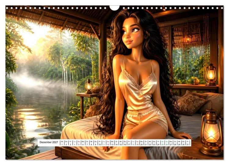 Produktbild: Valentina - Dort schlafen, wovon andere nur tr&auml;umen (Wandkalender 2027 DIN A3 quer), CALVENDO Monatskalender