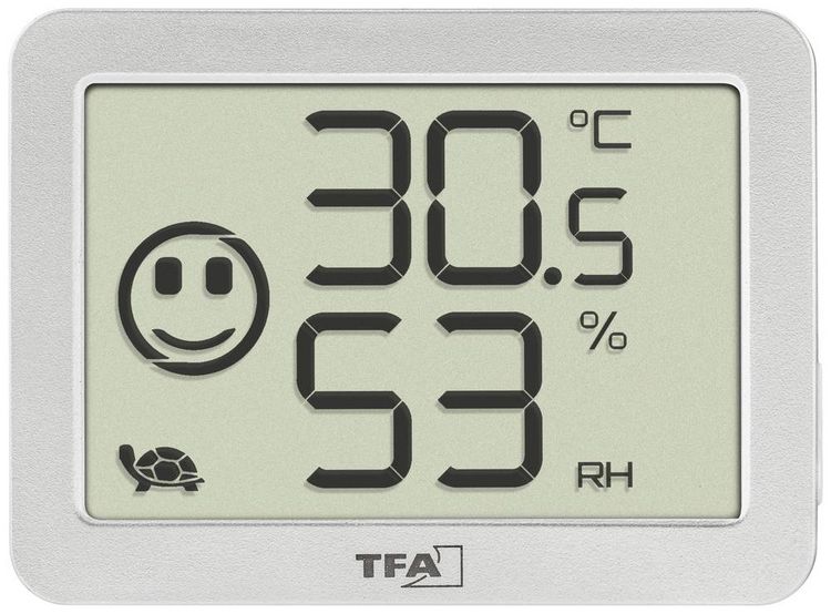 Produktbild: TFA Dostmann Thermo-/Hygrometer Wei&szlig; 30.5055.02