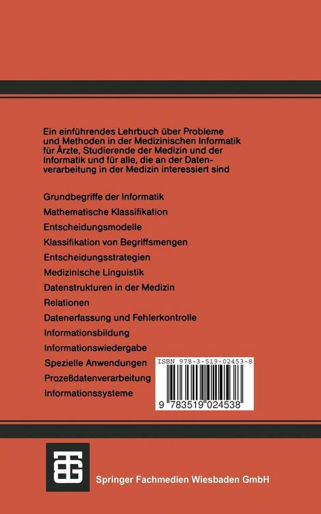 Produktbild: Medizinische Informatik