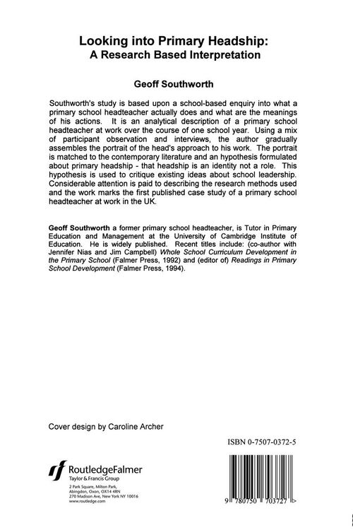 Produktbild: Looking Into Primary Headship