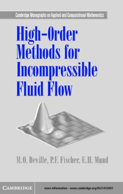 Produktbild: High-Order Methods for Incompressible Fluid Flow