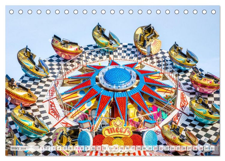 Produktbild: Kirmes Gl&uuml;ck (Tischkalender 2026 DIN A5 quer), CALVENDO Monatskalender