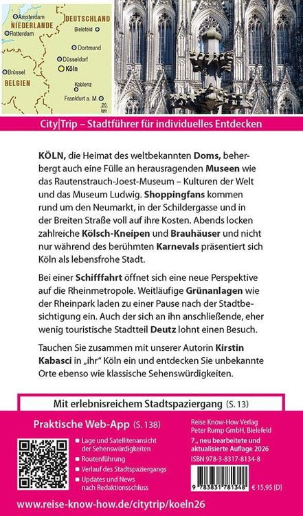 Produktbild: Reise Know-How CityTrip K&ouml;ln