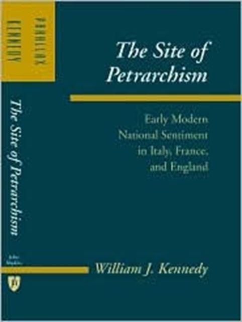 Produktbild: The Site of Petrarchism