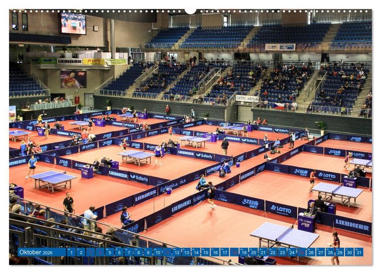 Produktbild: Tischtennis - Der am schnellsten gespielte Sport der Welt (Wandkalender 2026 DIN A2 quer), CALVENDO Monatskalender