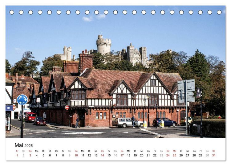 Produktbild: Englands wilder S&uuml;den (Tischkalender 2026 DIN A5 quer), CALVENDO Monatskalender