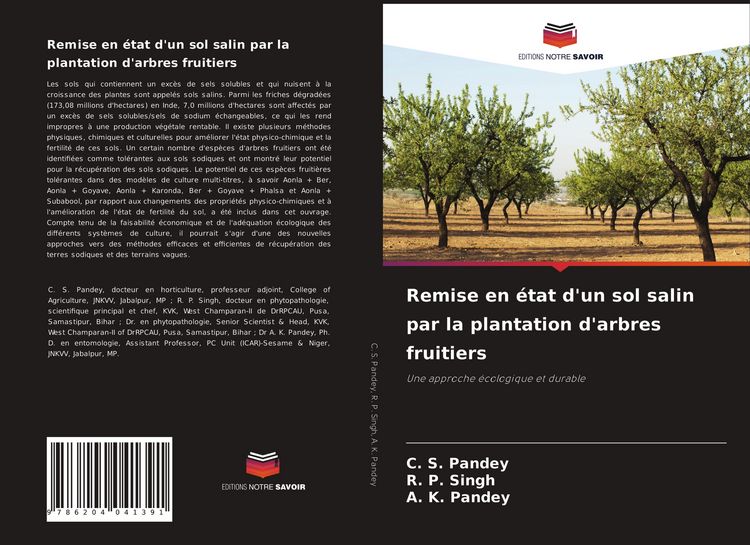 Produktbild: Remise en &eacute;tat d'un sol salin par la plantation d'arbres fruitiers