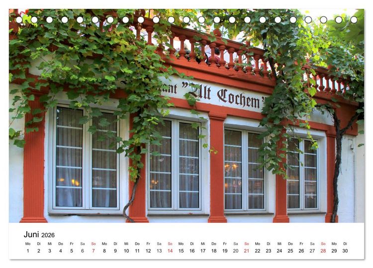 Produktbild: Cochem - Eine Perle an der Mosel (Tischkalender 2026 DIN A5 quer), CALVENDO Monatskalender