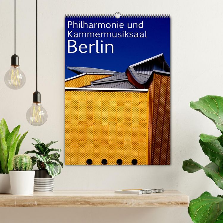 Produktbild: Philharmonie und Kammermusiksaal Berlin (Wandkalender 2026 DIN A2 hoch), CALVENDO Monatskalender