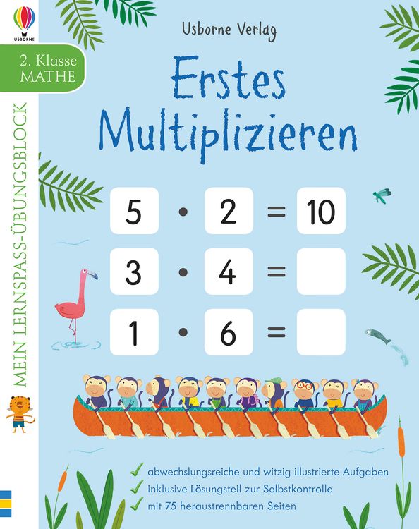 Produktbild: Mein Lernspa&szlig;-&Uuml;bungsblock: Erstes Multiplizieren (2. Klasse)